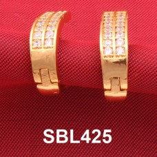 SBL425 Gold Plated Bali Earrings