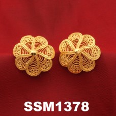 SSM1378 Small Tops Gold Plated Earrings