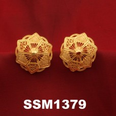 SSM1379 Small Tops Gold Plated Earrings