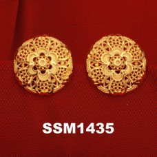 SSM1435 Small Tops Gold Plated Earrings