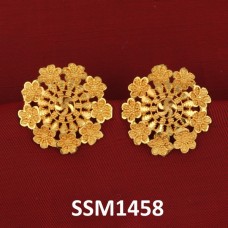 SSM1458 Small Tops Gold Plated Earrings