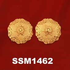 SSM1462 Small Tops Gold Plated Earrings