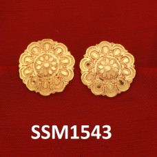 SSM1543 Small Tops Earrings Gold Plated