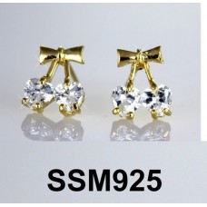 SSM925 Trendy Small Tops Earrings Gold Plated